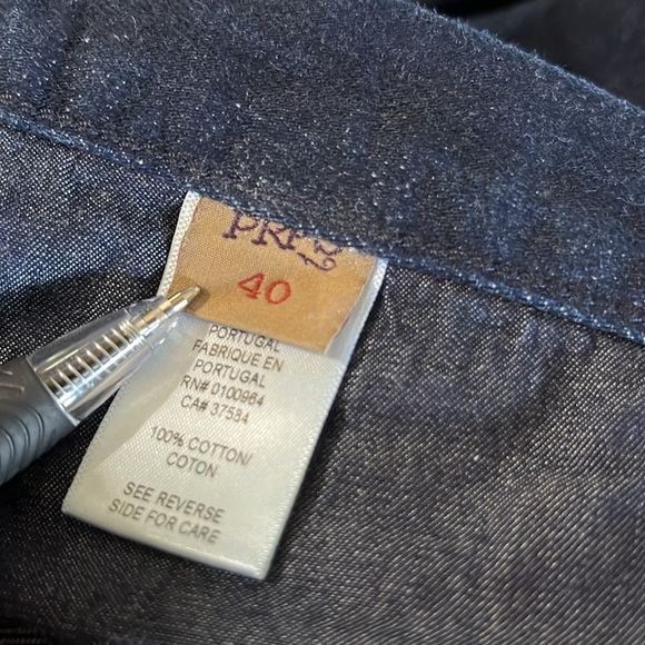 PRPS (FIT: DEMON) JEANS SIZE 40 MIDNIGHT BLUE STRAIGHT JEANS - Picture 8 of 12